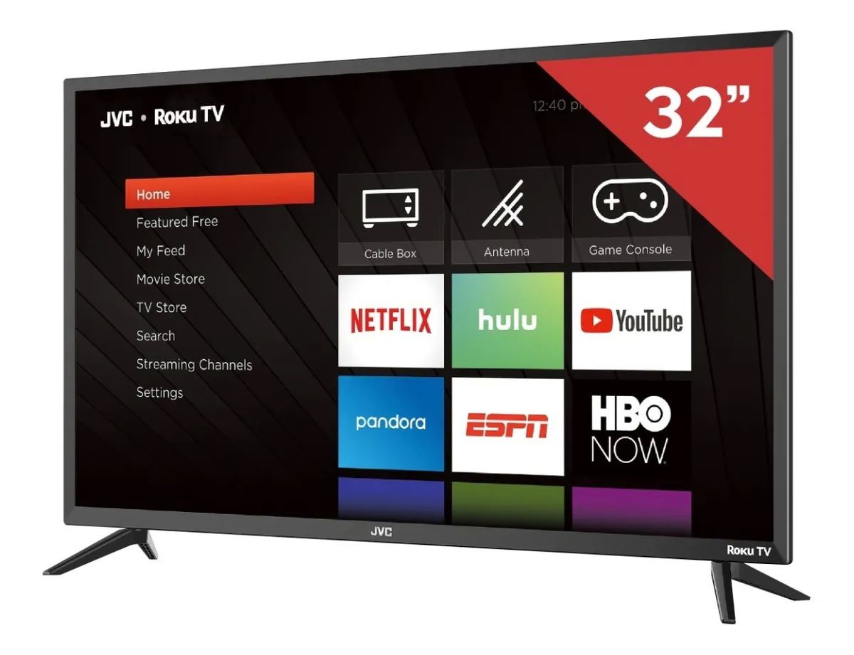 Pantalla Jvc Roku Tv 32 Pulgadas Led Hd Smart Tv