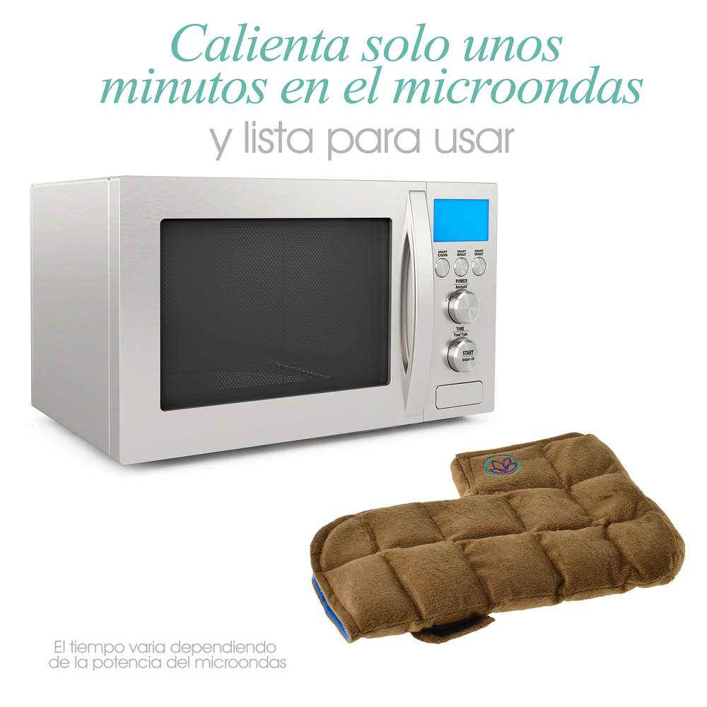 Par de  Compresas  para Pie y tobillo, Elaborada con Semillas y Plantas Medicinales - Línea Ortopédica Ideal para Rehabilitación, Fisioterapia o Descanso linea ortopédica, para gota, Fascitis plantar  o mantenerlos calientiros (Par para pies chico  color bronce) 