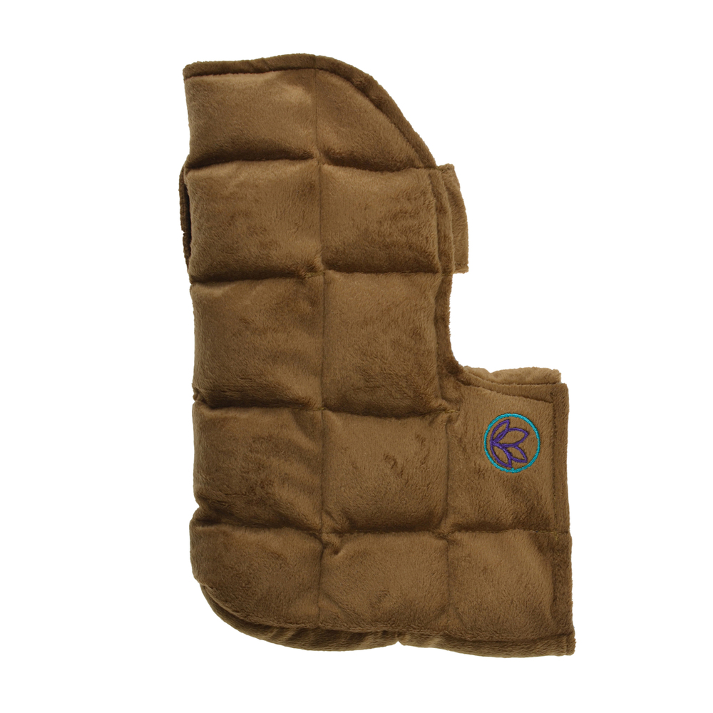 Paquete. Compresa Para Pie y Tobillo. Elaborada con Semillas y Plantas Medicinales - Línea Ortopédica Ideal para Rehabilitación, Fisioterapia y Descanso (Compresa Pie Chico + Aceite 125 ml)