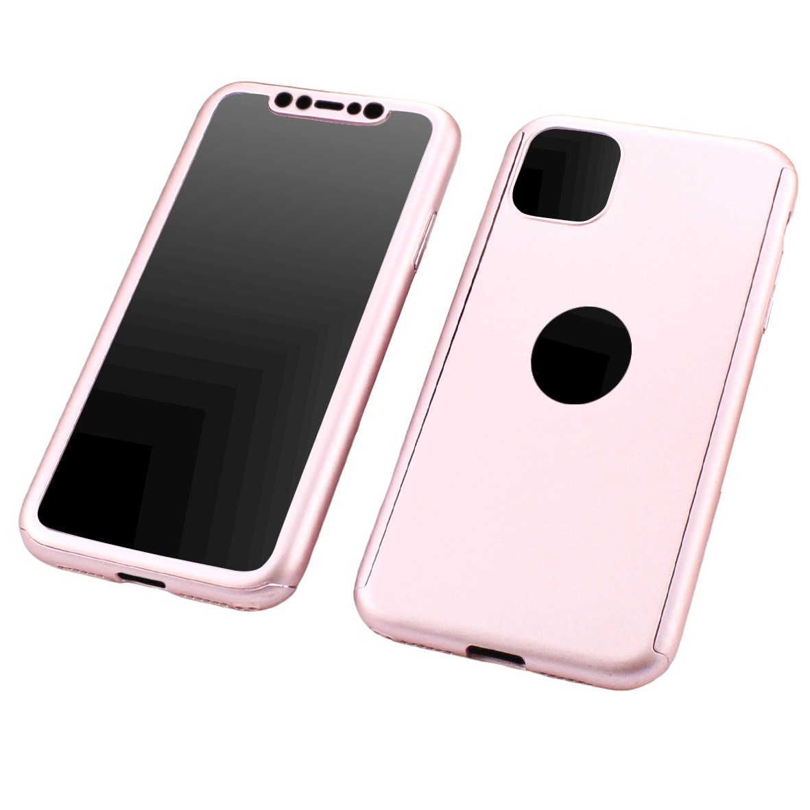 Funda Case Triche para IPHONE 11 PRO MAX Diseño 360 Manzana Color Rosa