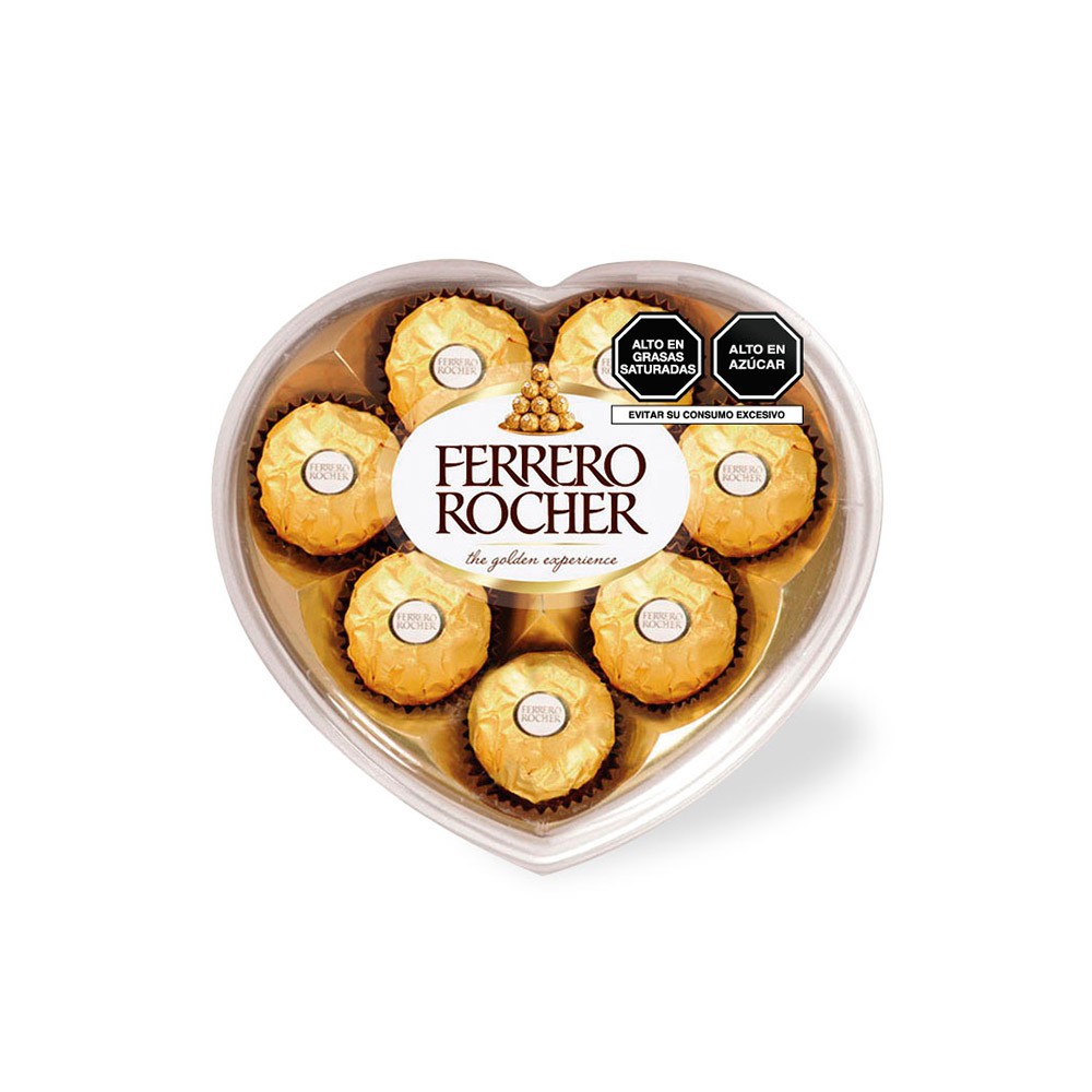 Chocolate Ferrero Rocher T8 Corazon