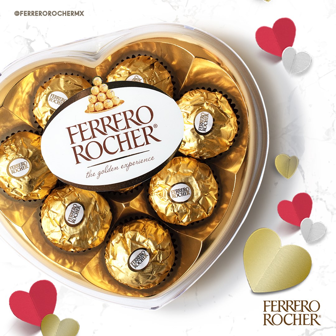 Chocolate Ferrero Rocher T8 Corazon