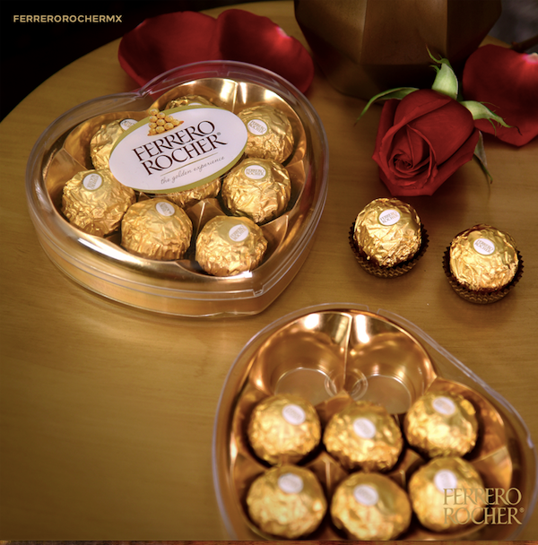 Chocolate Ferrero Rocher T8 Corazon