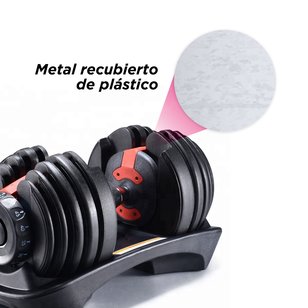 Par Mancuernas Ajustable Tipo Bowflex De 2.5 A 24 Kg Vanlig