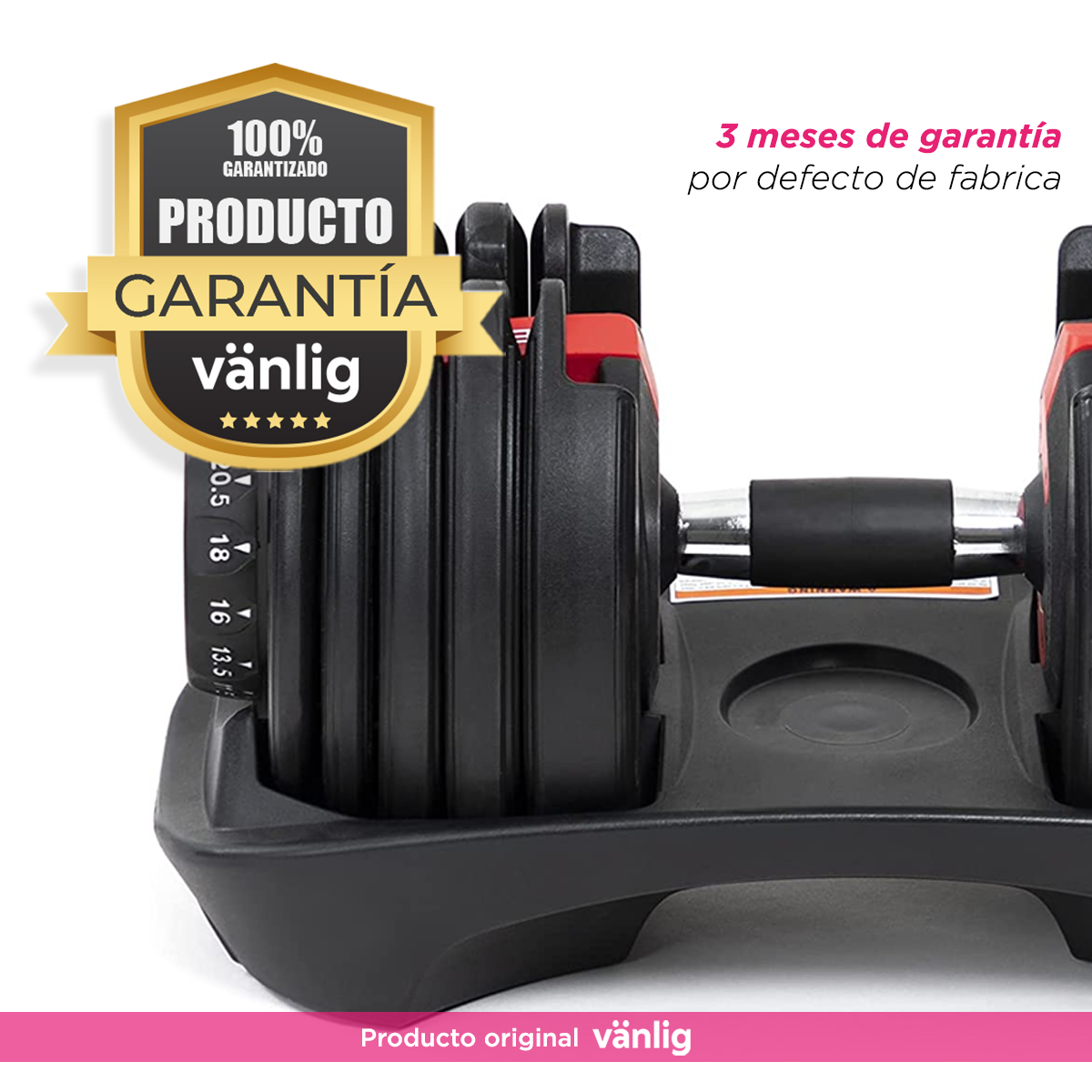 Par Mancuernas Ajustable Tipo Bowflex De 2.5 A 24 Kg Vanlig