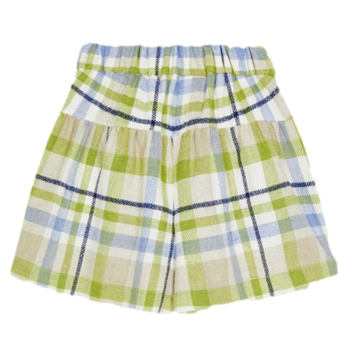 Conjunto playera manga larga muñecas y falda pantalón cuadros niña marca Mayoral