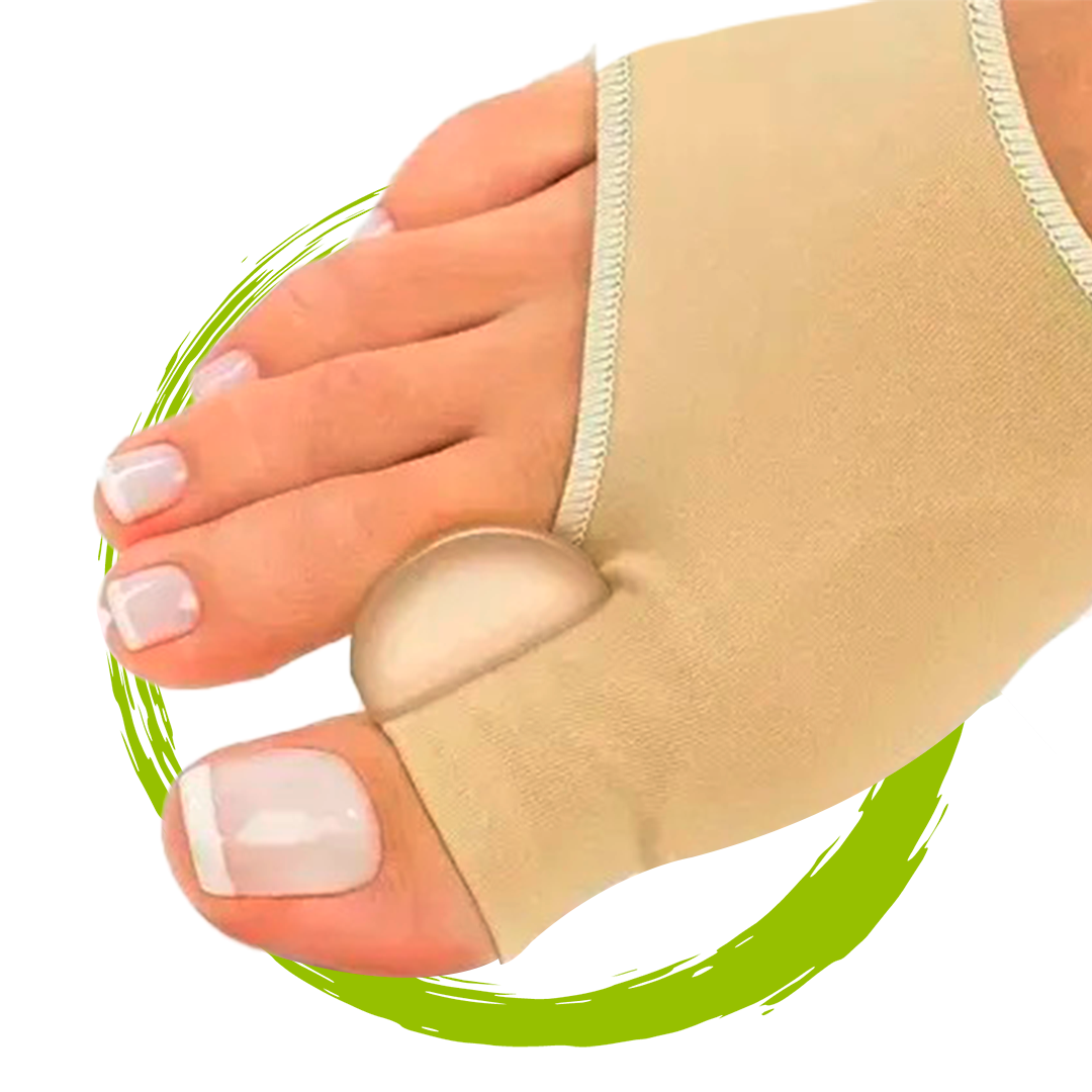 2 Corrector Ortopédico Juanete De Tela, Dedo Del Pie Separador De silicona Valgus