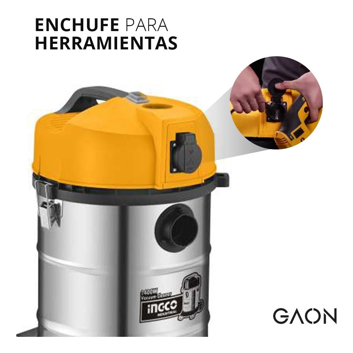 Aspiradora Industrial Para Solidos Y Liquidos Multifuncional