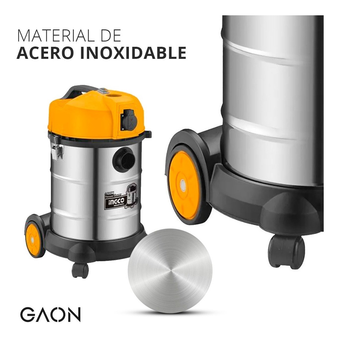 Aspiradora Industrial Para Solidos Y Liquidos Multifuncional