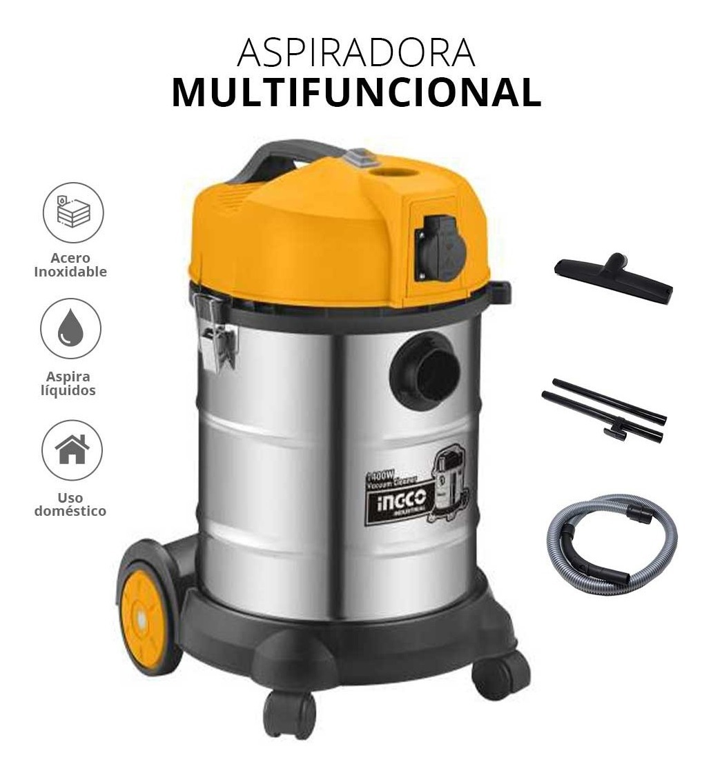 Aspiradora Industrial Para Solidos Y Liquidos Multifuncional
