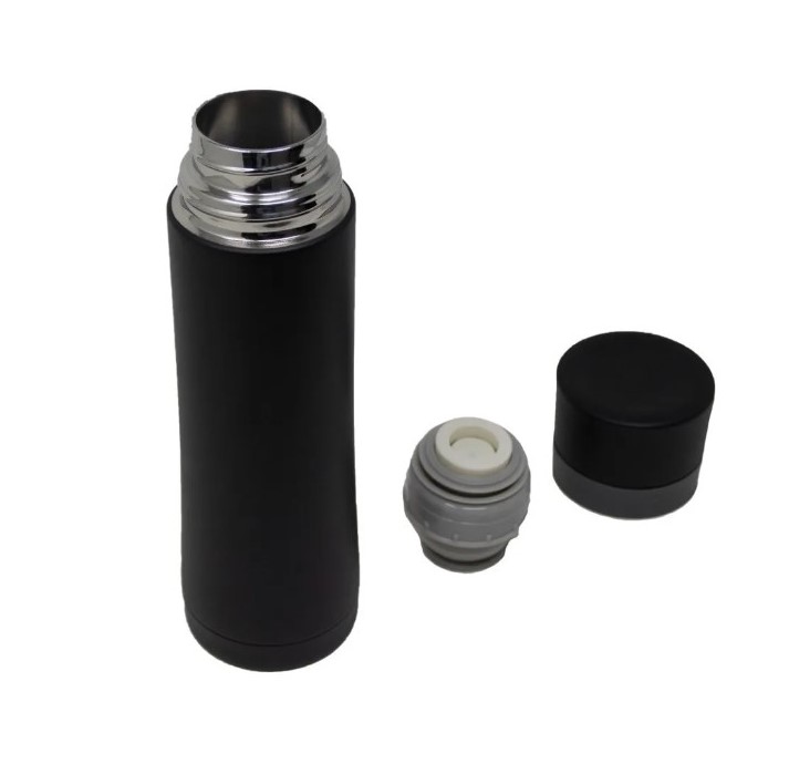 Termo Negro, Cosmo Acero Inox 500 ml.