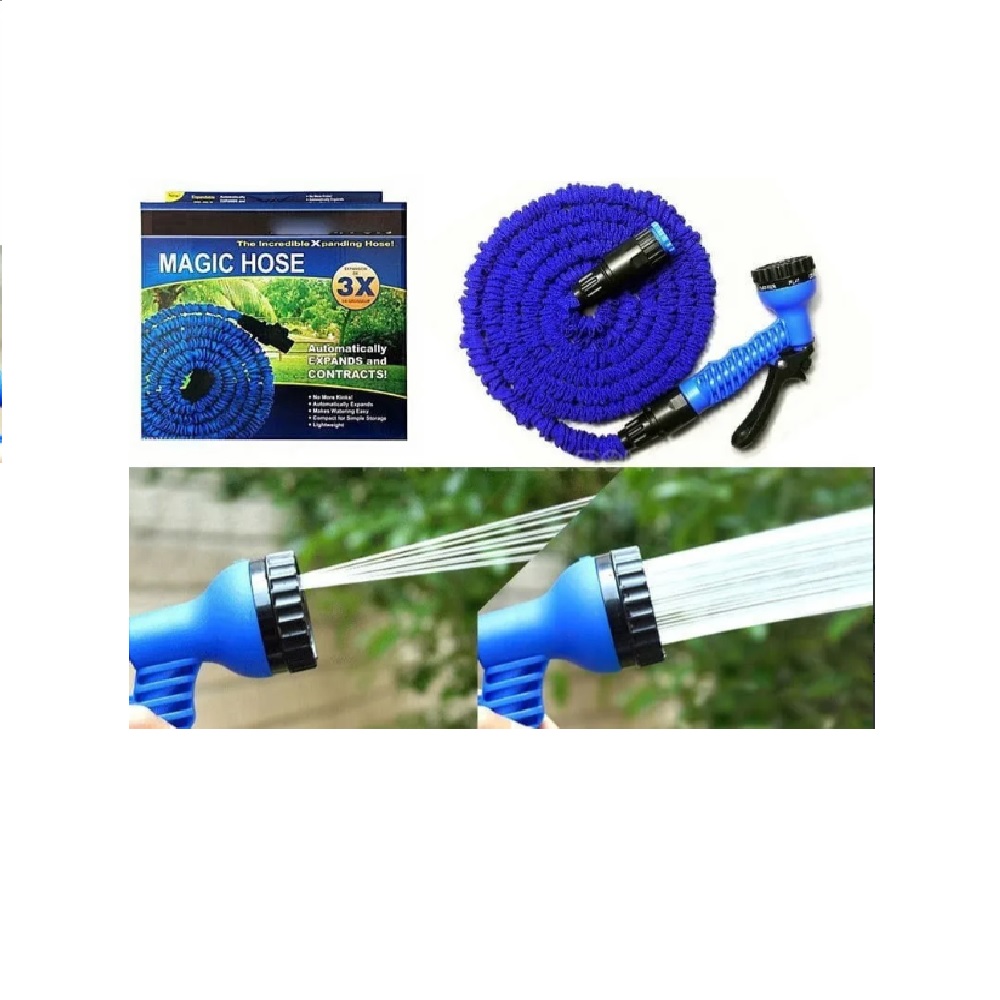 Manguera Expandible Retractil Magic Hose 50ft 15m Con  Pistola