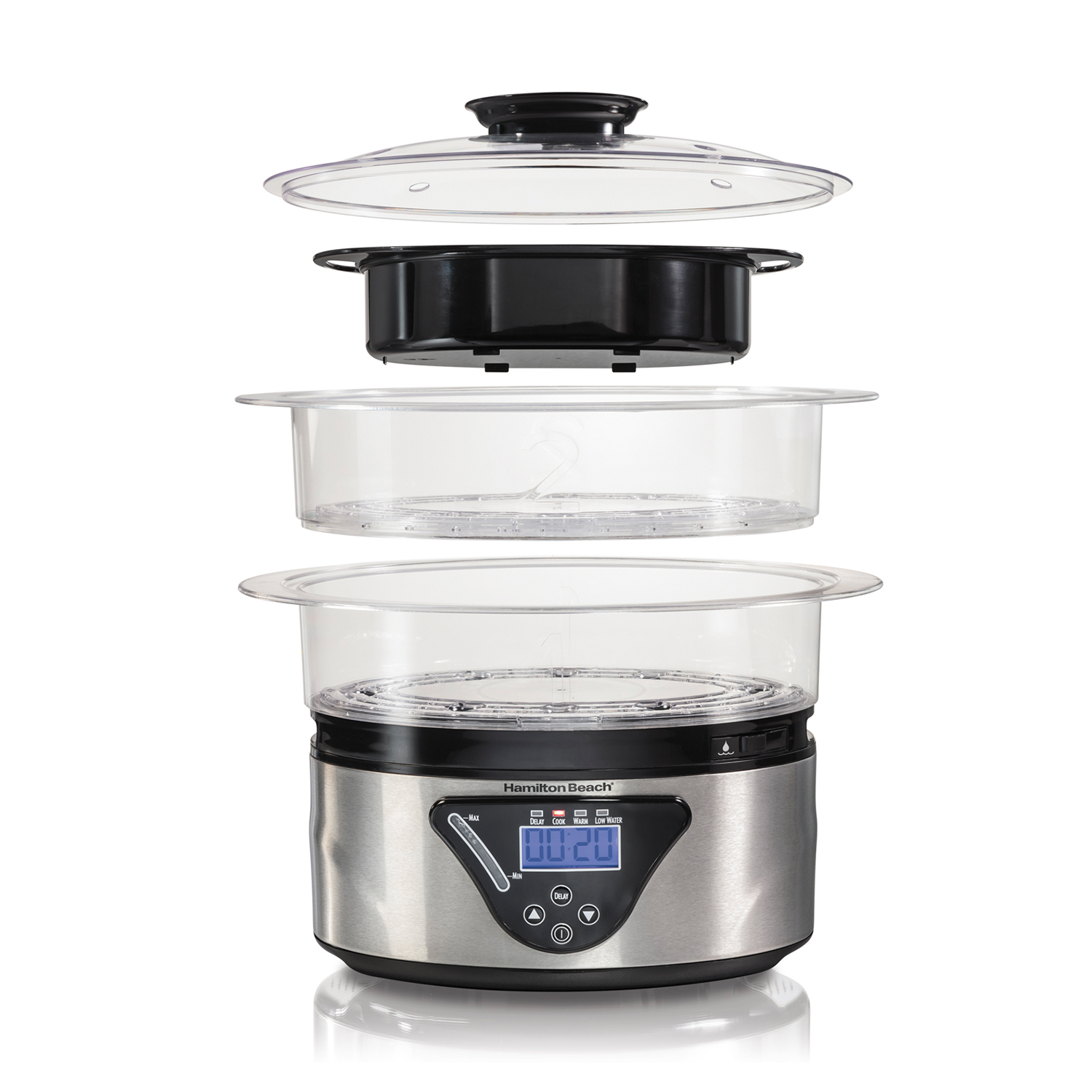 Vaporera Hamilton Beach 37530z Digital Acero