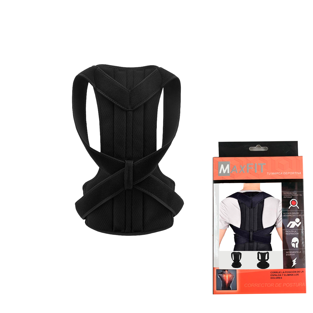 Corrector De Postura Premium Espalda Recta Con Varillas Flexibles Hb204 Maxfit