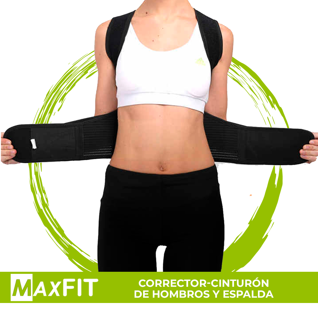 Corrector De Postura Premium Espalda Recta Con Varillas Flexibles Hb204 Maxfit