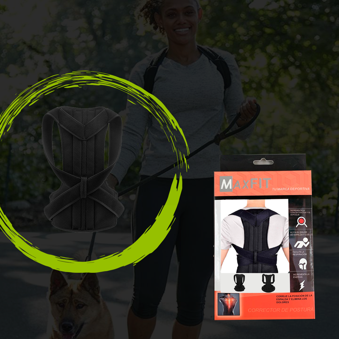 Corrector De Postura Premium Espalda Recta Con Varillas Flexibles Hb204 Maxfit