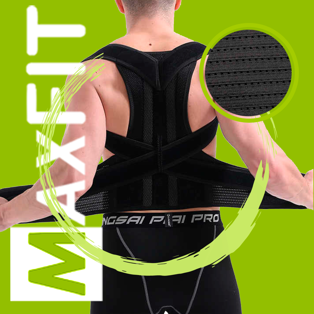 Corrector De Postura Premium Espalda Recta Con Varillas Flexibles Hb204 Maxfit
