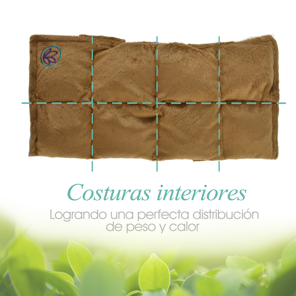 Naturalness - Compresa térmica para Codo Elaborada con Semillas y Plantas Medicinales - Línea Ortopédica Ideal para Rehabilitación, Fisioterapia o Descanso (Compresa + Aceite para masaje  125 ml)