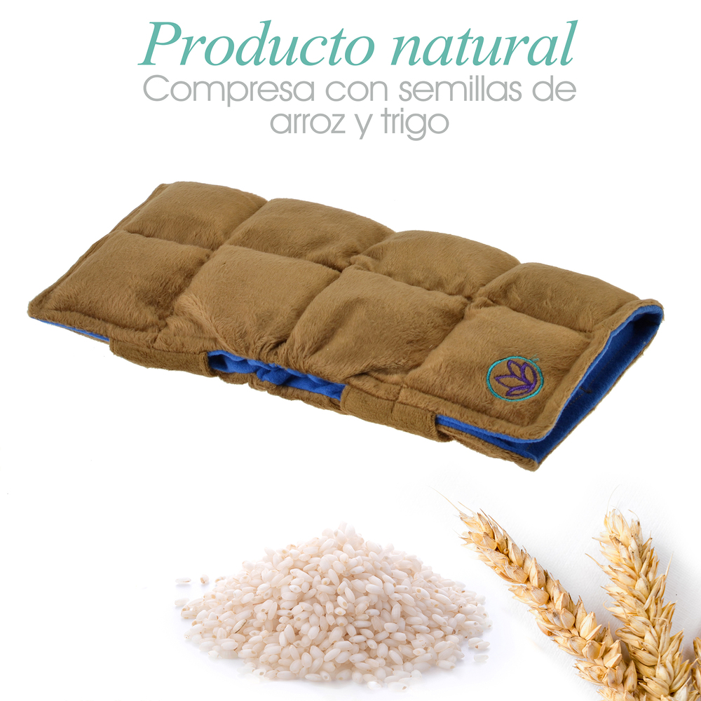 Paquete-Compresa de semillas para Codo. Elaborada con Semillas y Plantas Medicinales -Y Aceite para masaje Descanso Profundo de 30 ml (Compresa + Aceite 30 ml)