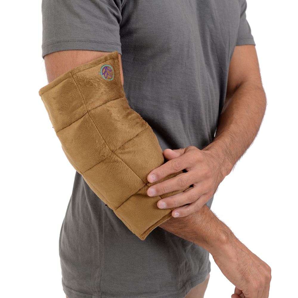 Paquete-Compresa de semillas para Codo. Elaborada con Semillas y Plantas Medicinales -Y Aceite para masaje Descanso Profundo de 30 ml (Compresa + Aceite 30 ml)