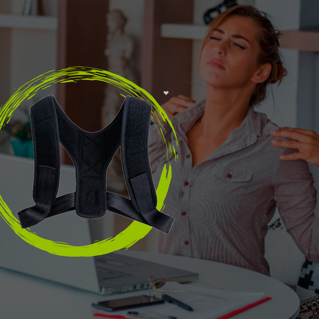 Corrector De Postura Para Espalda Recta Ajustable, a media espalda Hb200 Maxfit