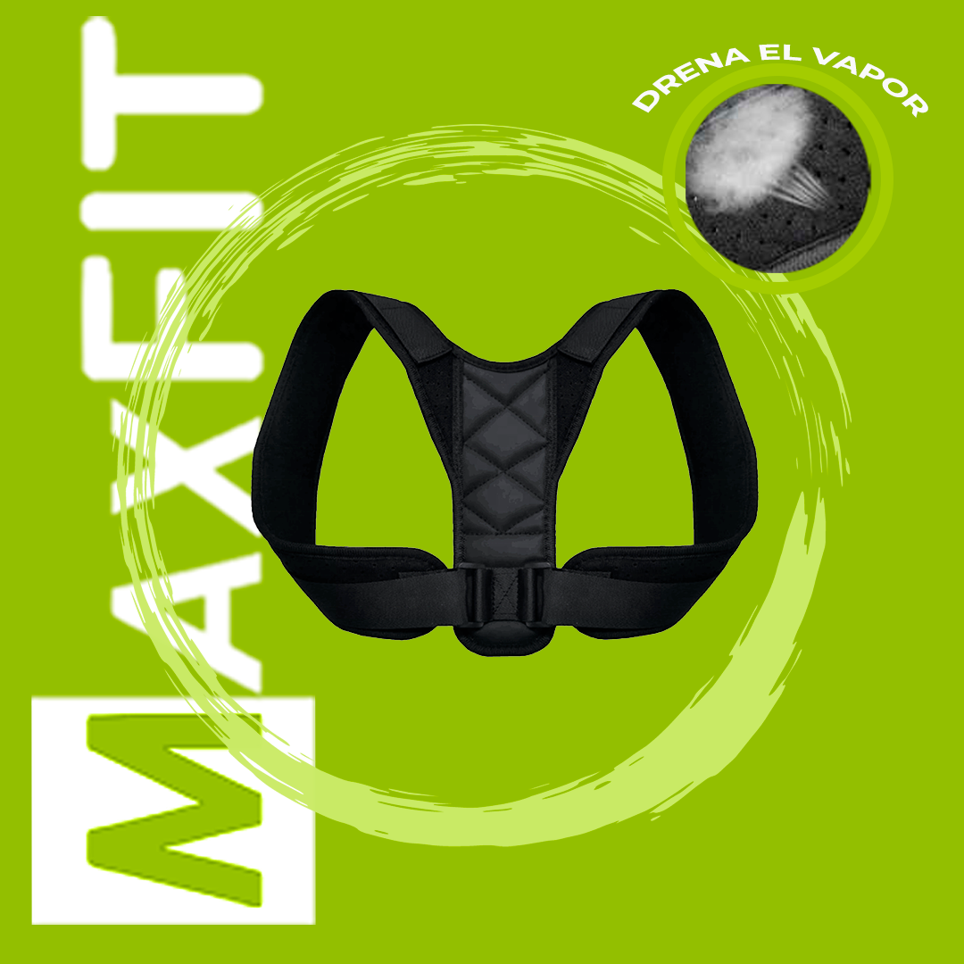 Corrector De Postura Para Espalda Recta Ajustable, a media espalda Hb200 Maxfit