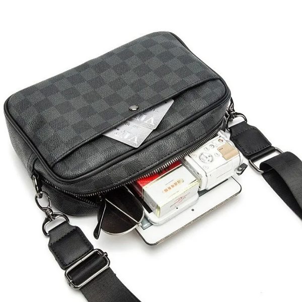 Bandolera Anti-ladrón Para Hombre, Ideal Para Viaje Y Senderismo - Material Nylon Y PVC, Resistente Al Agua, Con Múltiples Bolsillos