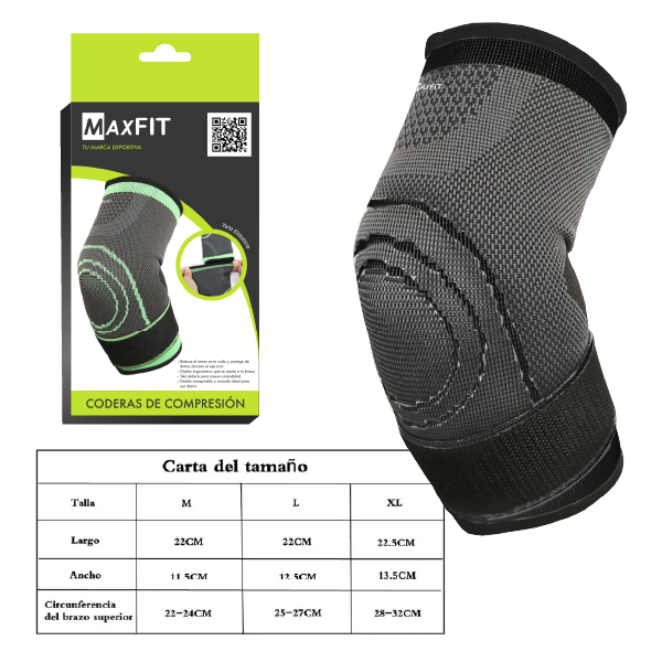 Codera Elastica De Compresion Deportiva Lesion Maxfit Hz002