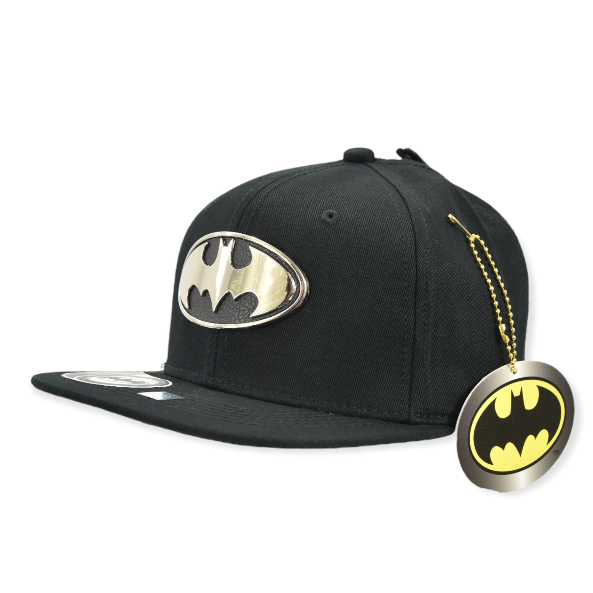 Gorra Batman Metal Badge Dc Comics Black