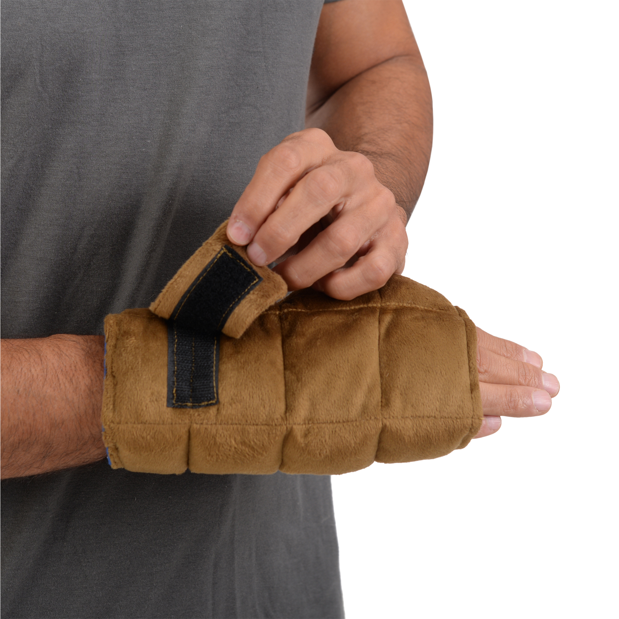 Naturalness - Compresa caliente Para Muñeca. Elaborada con Semillas y Plantas Medicinales - Línea Ortopédica Ideal para Rehabilitación, Fisioterapia o Descanso (Compresa + Aceite para masaje 125 ml)