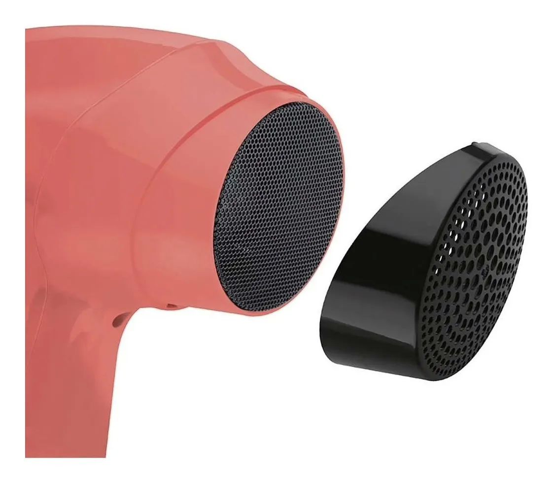 Secadora Cabello Revlon Secado Rápido Triple Cerámica Iones Naranja