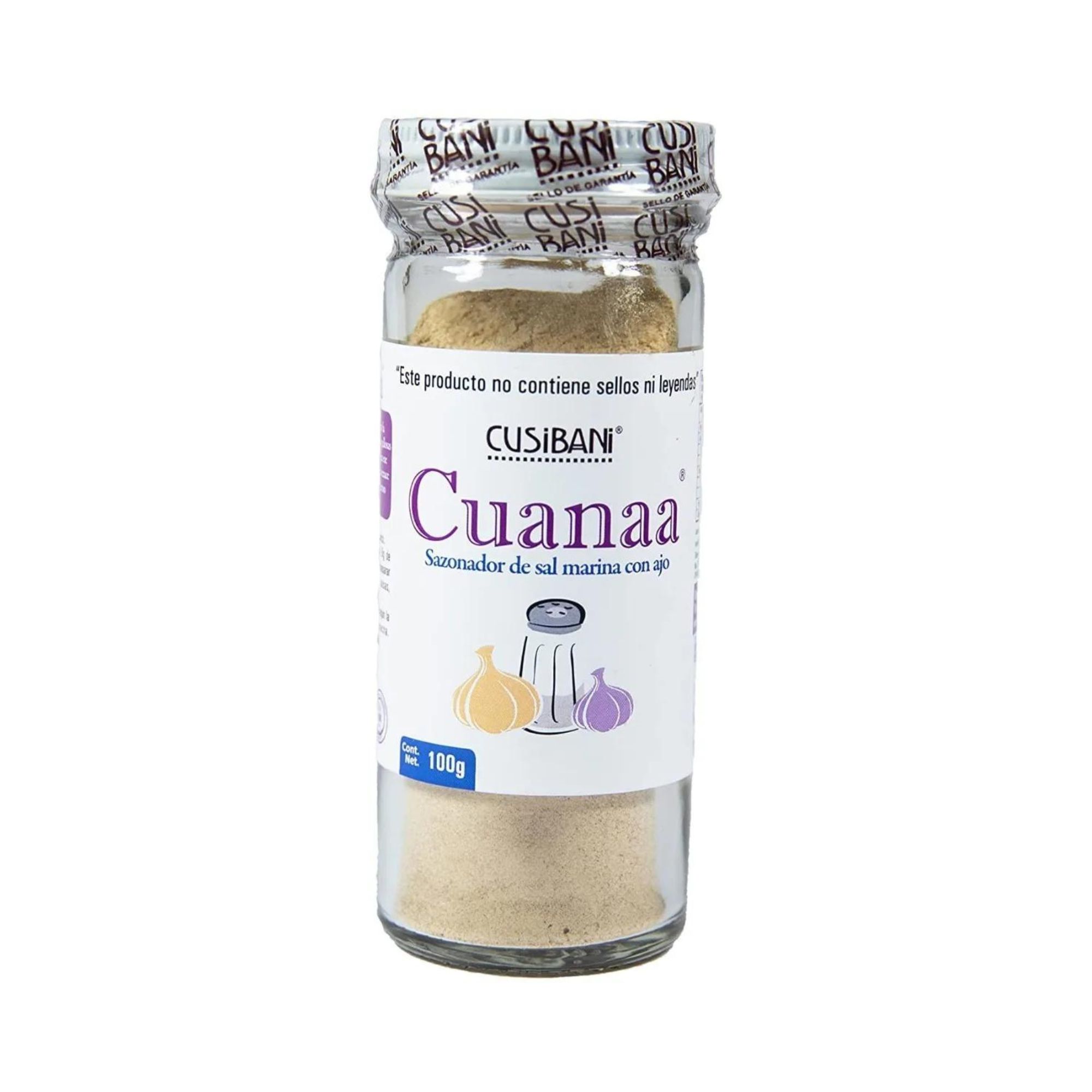 Cuanna Sal Y Ajo Cusibani Frasco 100g Sazonador