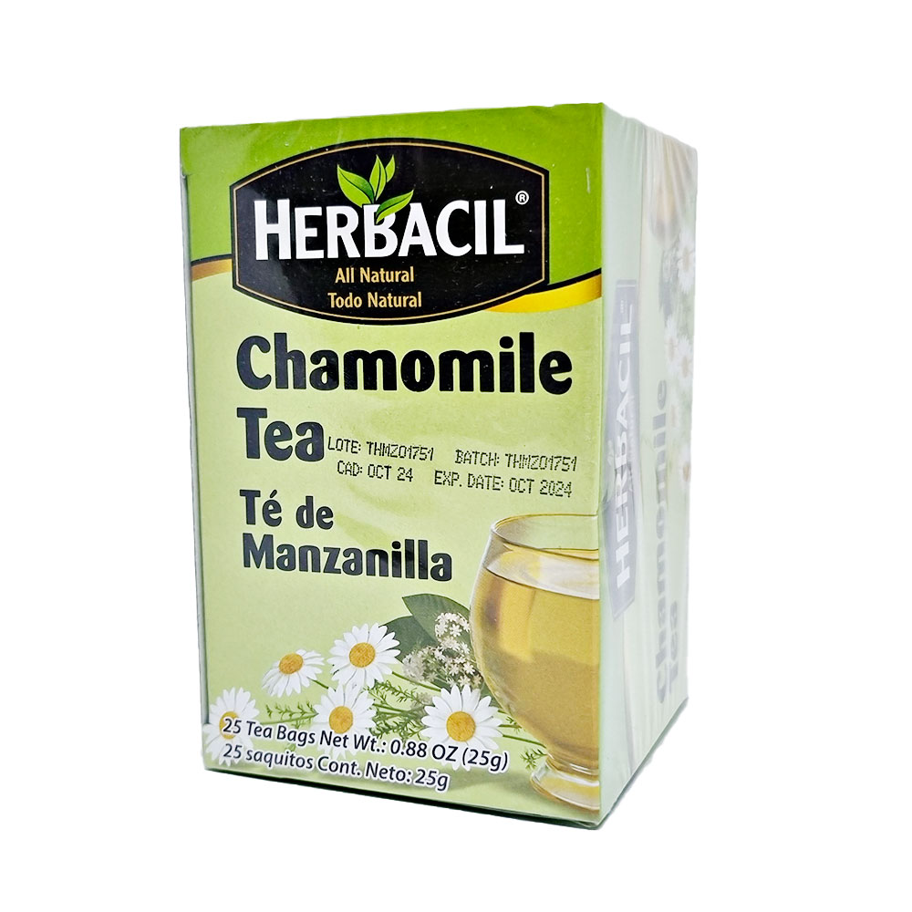 Te De Manzanilla 25 Sobre 100% Orgánico Herbacil
