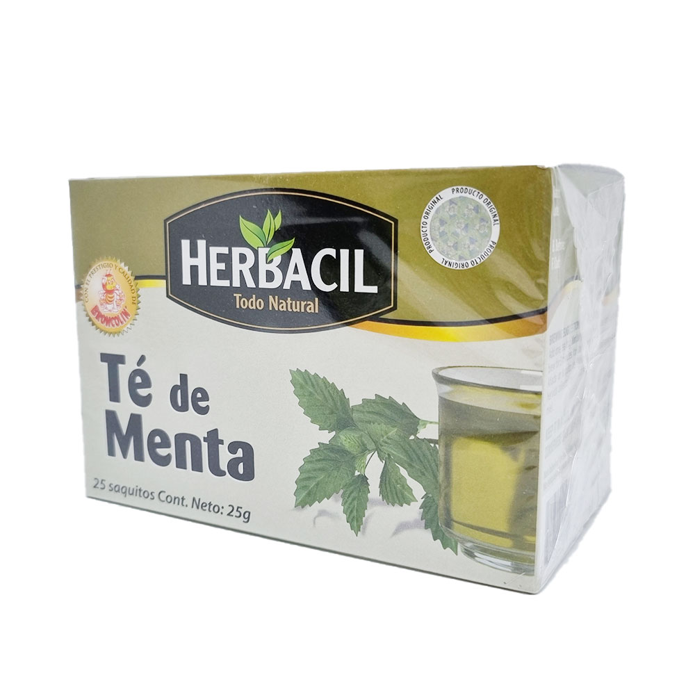Te De Menta 25 Sobre 100% Orgánico Herbacil