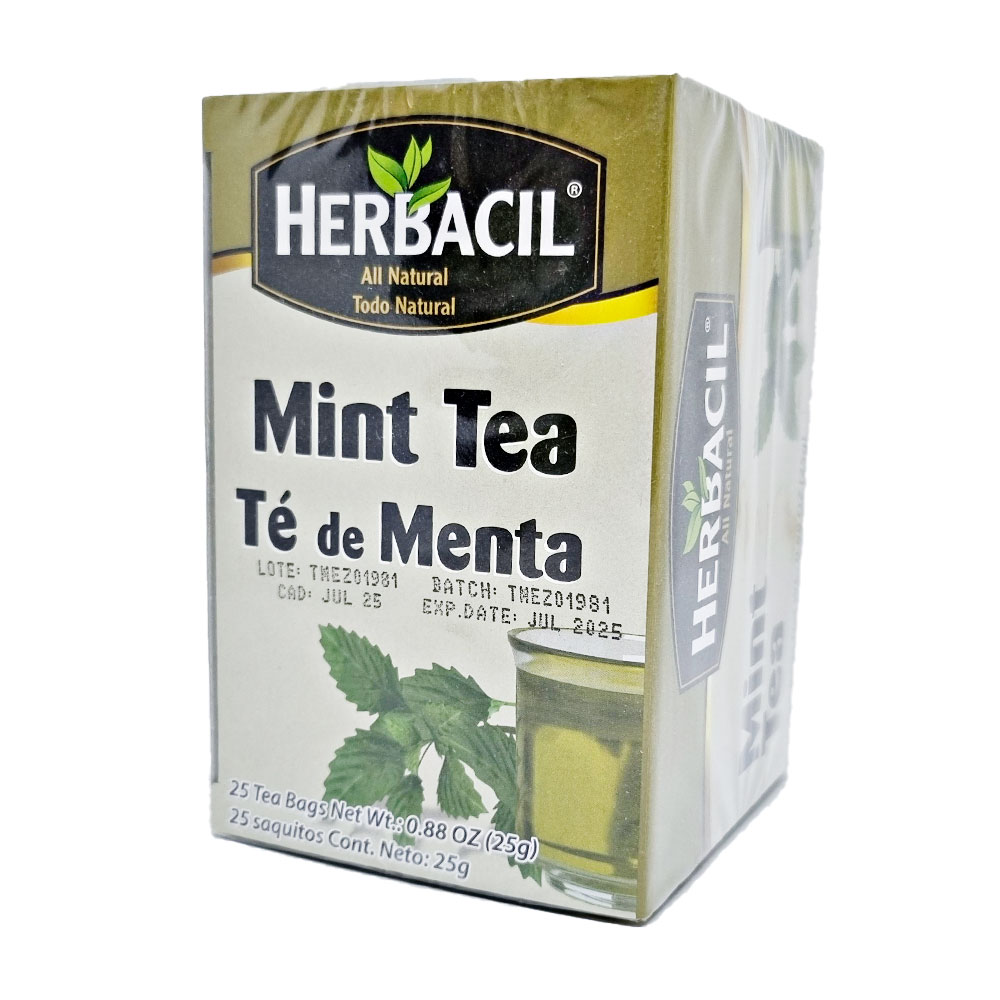 Te De Menta 25 Sobre 100% Orgánico Herbacil