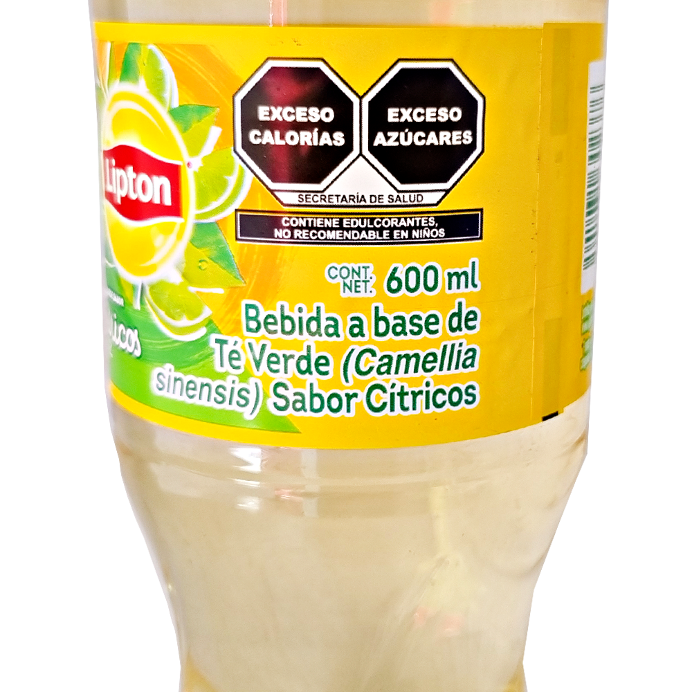 Te Verde Lipton 600 Ml Verde Lipton Helado Bebida