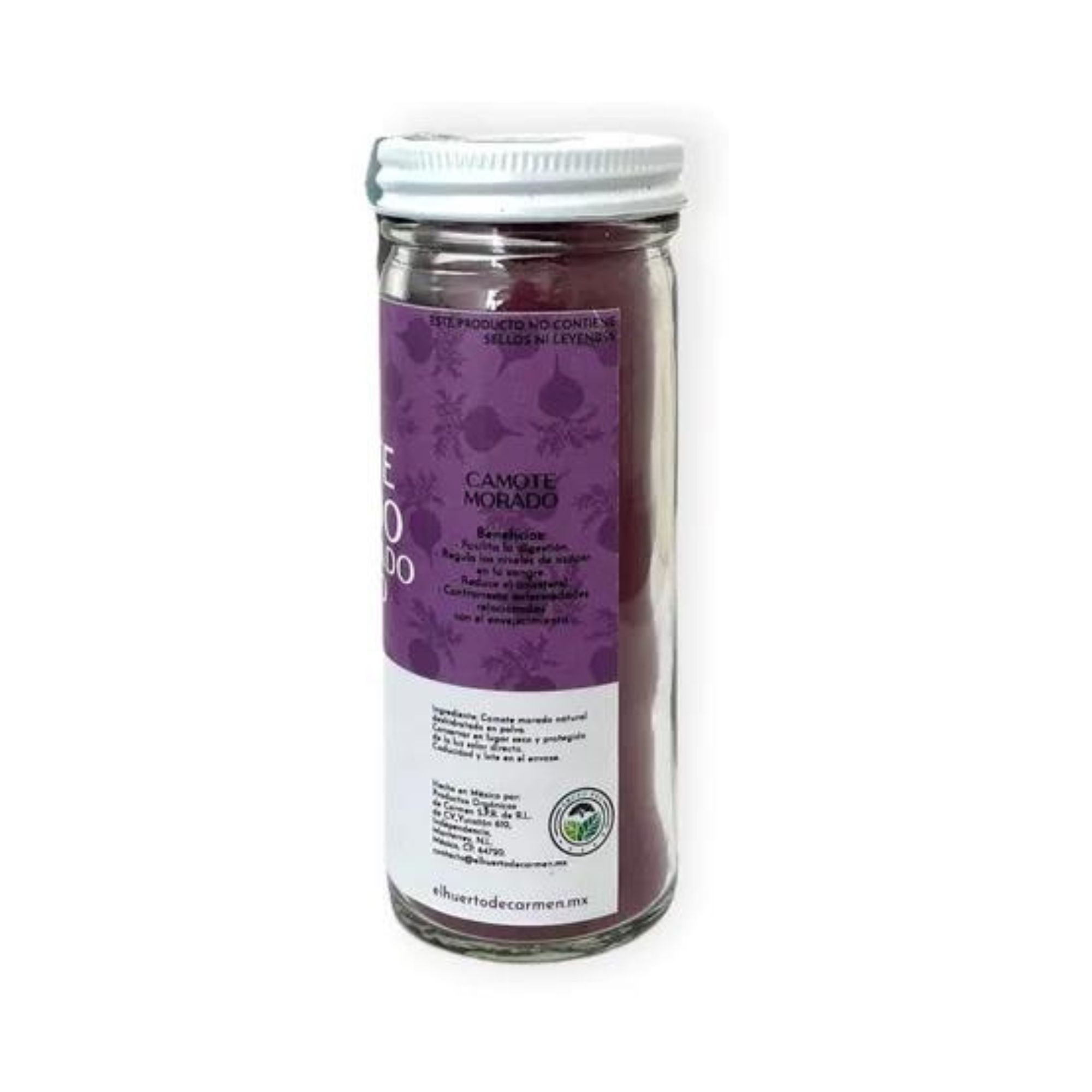 Camote Morado Deshidratado En Polvo 100g Huerto De Carmen