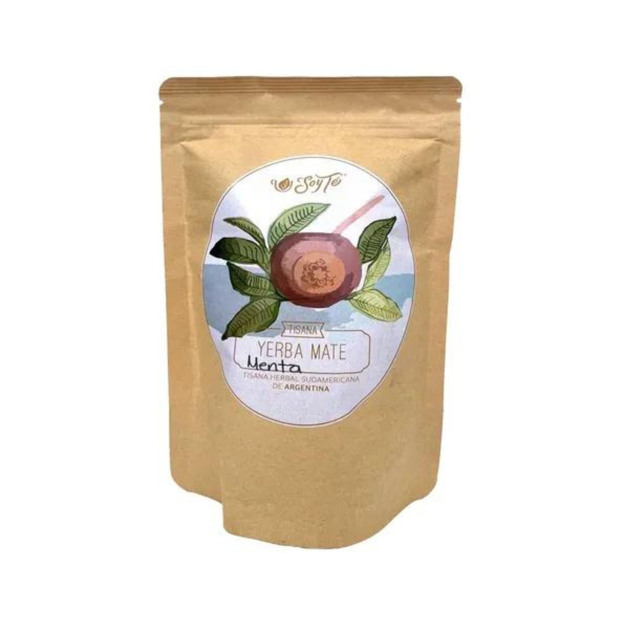 Tisana Yerba Mate Menta De Argentina 100g Soy Té