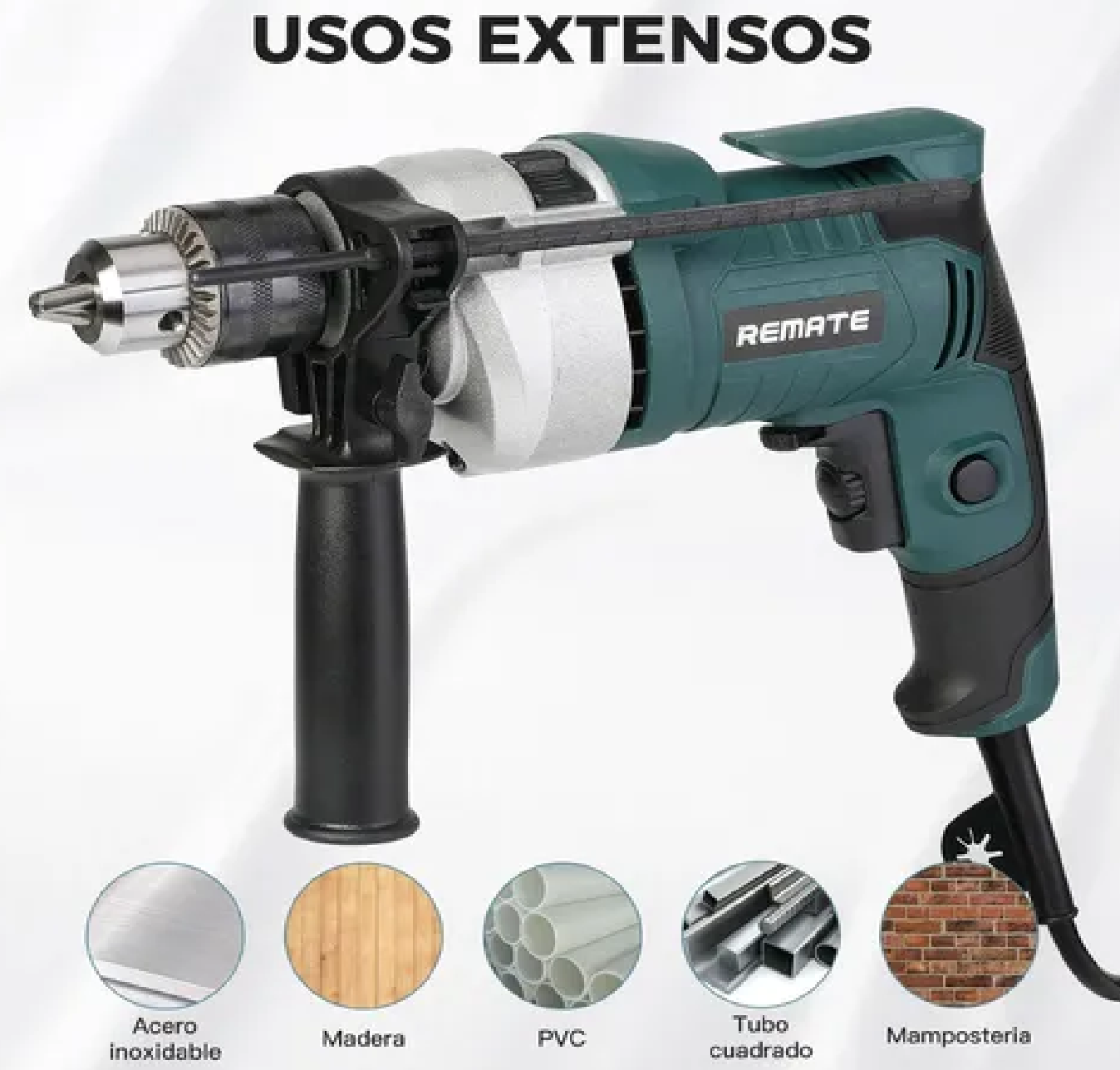 Taladro Rotomartillo De 1/2 Y 710w