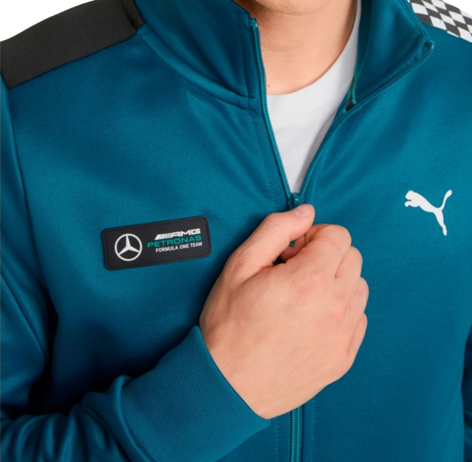 JACKET PETRONAS MERCEDES BENZ PUMA BLUE CORAL