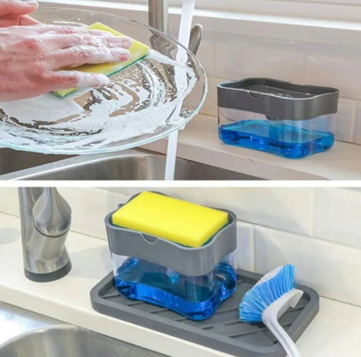 Dispensador Manual Jabón Liquido Antiderrame Calidad