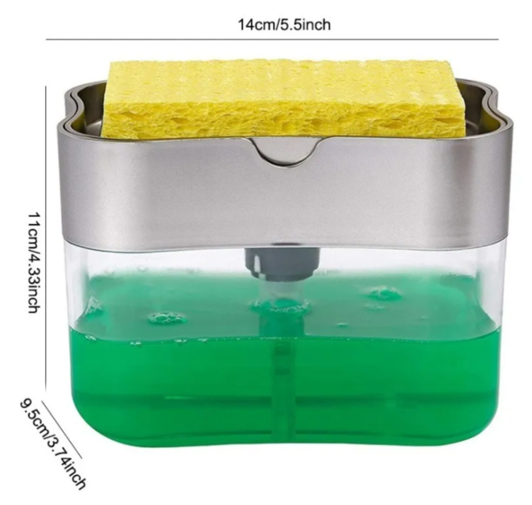 Dispensador Manual Jabón Liquido Antiderrame Calidad