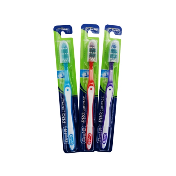Cepillo Dental Oral-b Pro Compac Ondulado 6 Pack + Protector