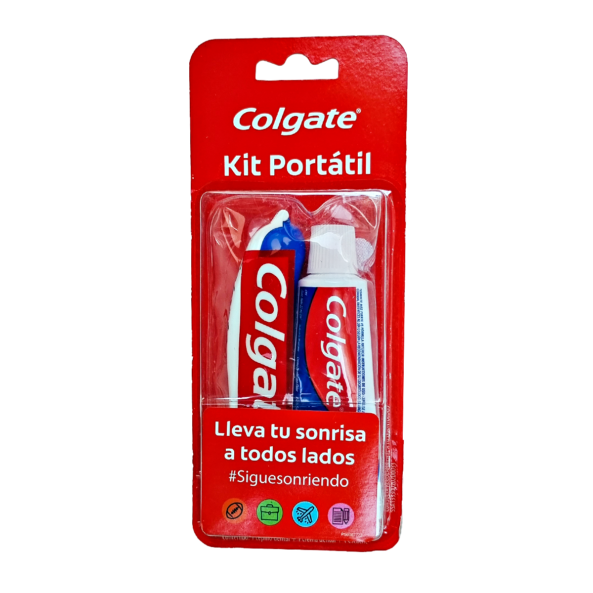Kit Portátil Colgate Cepillo + Pasta Dental Paquete