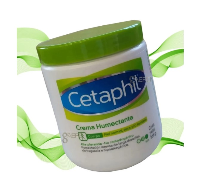 Crema Cetaphil Humectante para Cuerpo de 566 Gr Restablece la Barrera Natural de la Piel en 1 Semana Recomendada por Dermatólogos para Piel Sensible