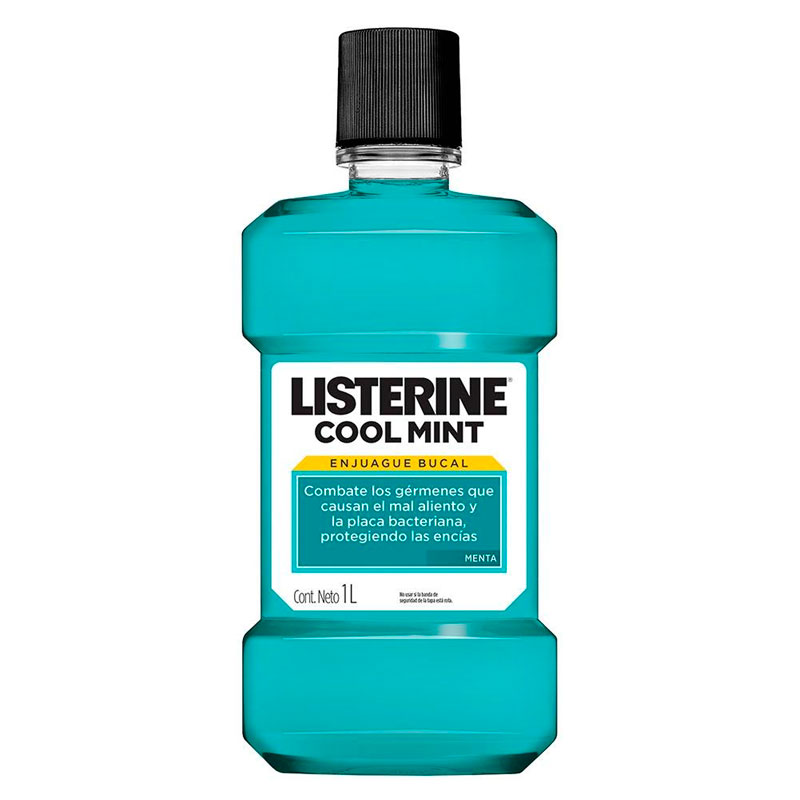 Enjuague Listerine Cool Mint Litro Individual Familiar 1l