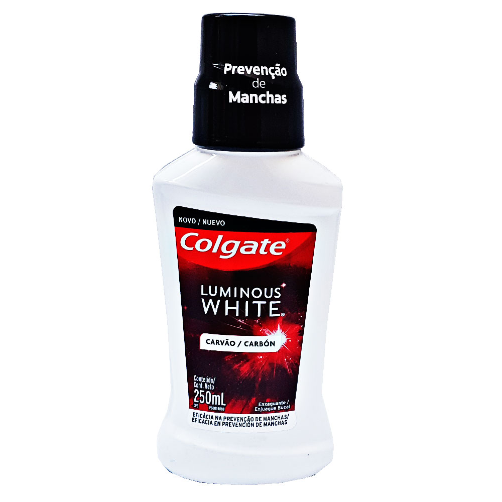 Enjuague Bucal Blanqueador Colgate Luminous White Carbón 250ml