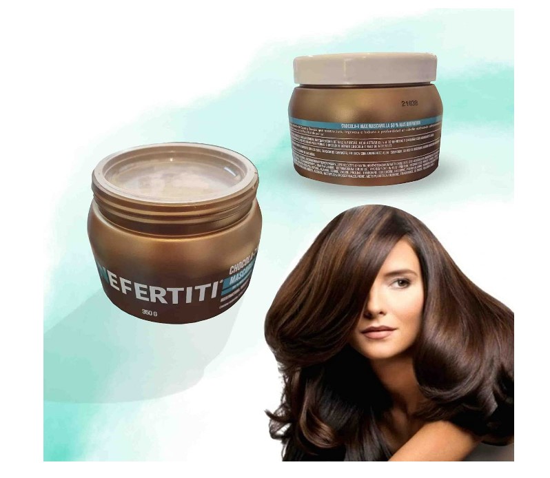 Mascarilla Doble Keratina Nefertiti Cabello Maltratado 350g