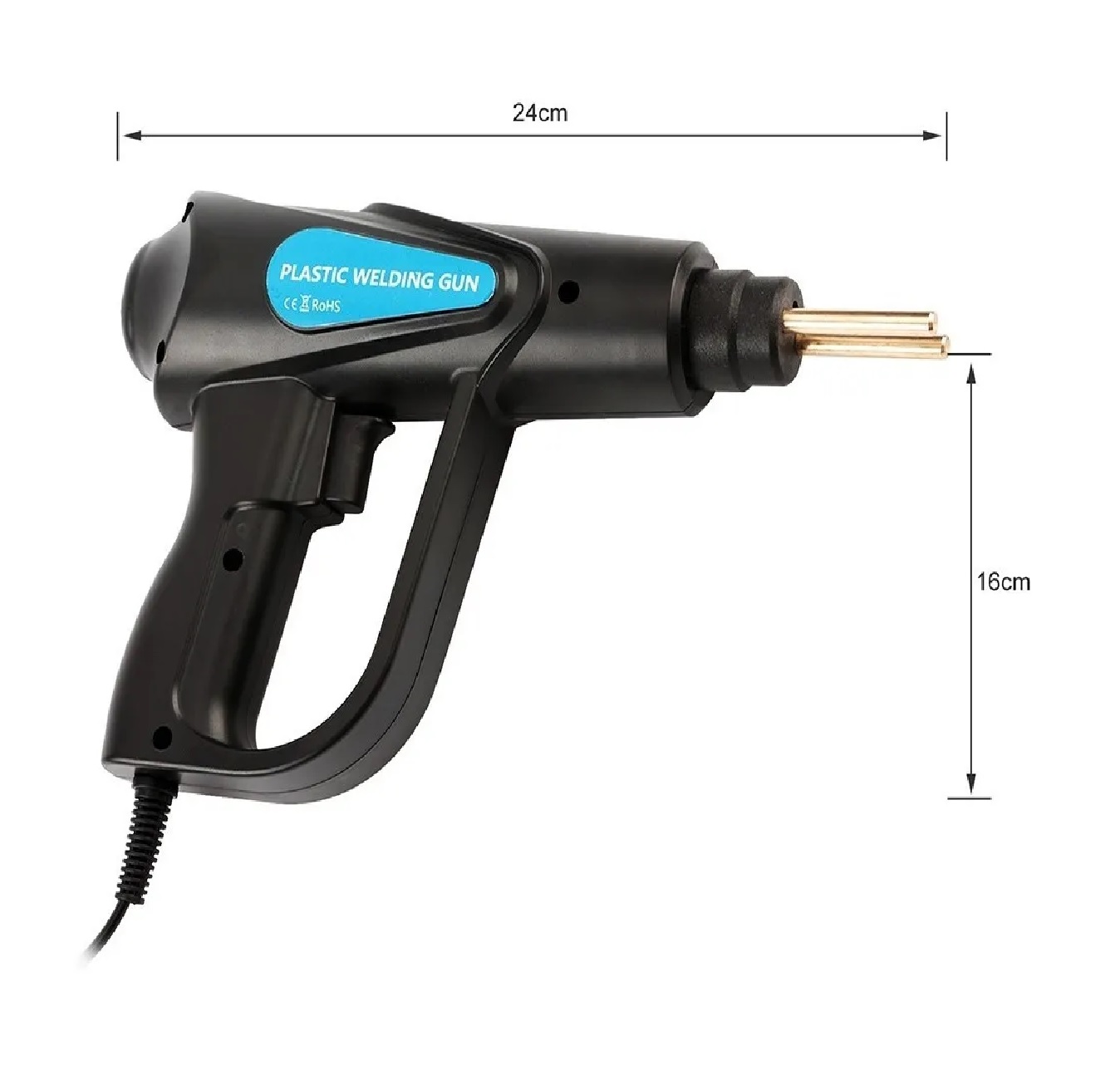 Kit Soldador De Plásticos De Garaje Grapadoras 70w