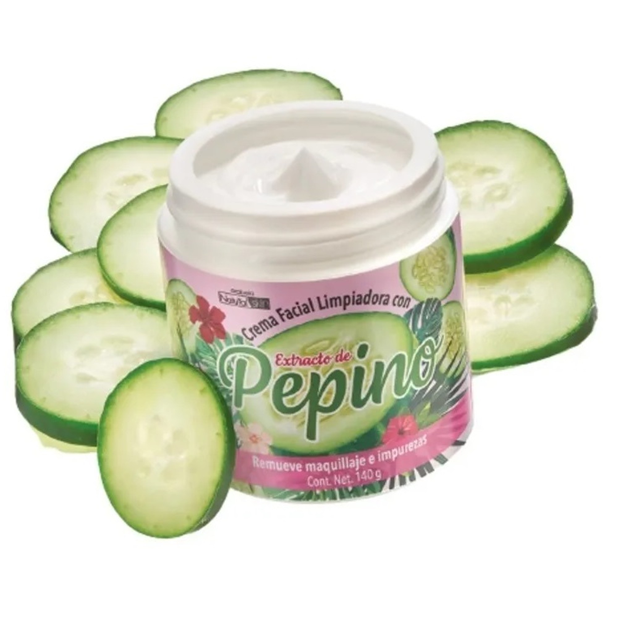 Crema Facial Limpiadora Con Extracto De Pepino Arabela